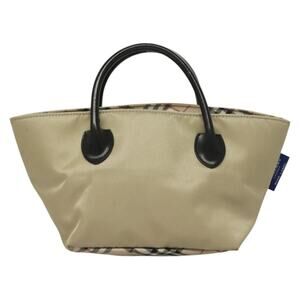 Burberry Blue Label Nylon Tote Bag Beige